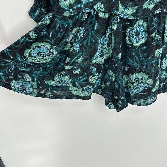 Free People Boho Western Cowgirl Green Dance 'Till Dawn Romper Small - Picture 6 of 11